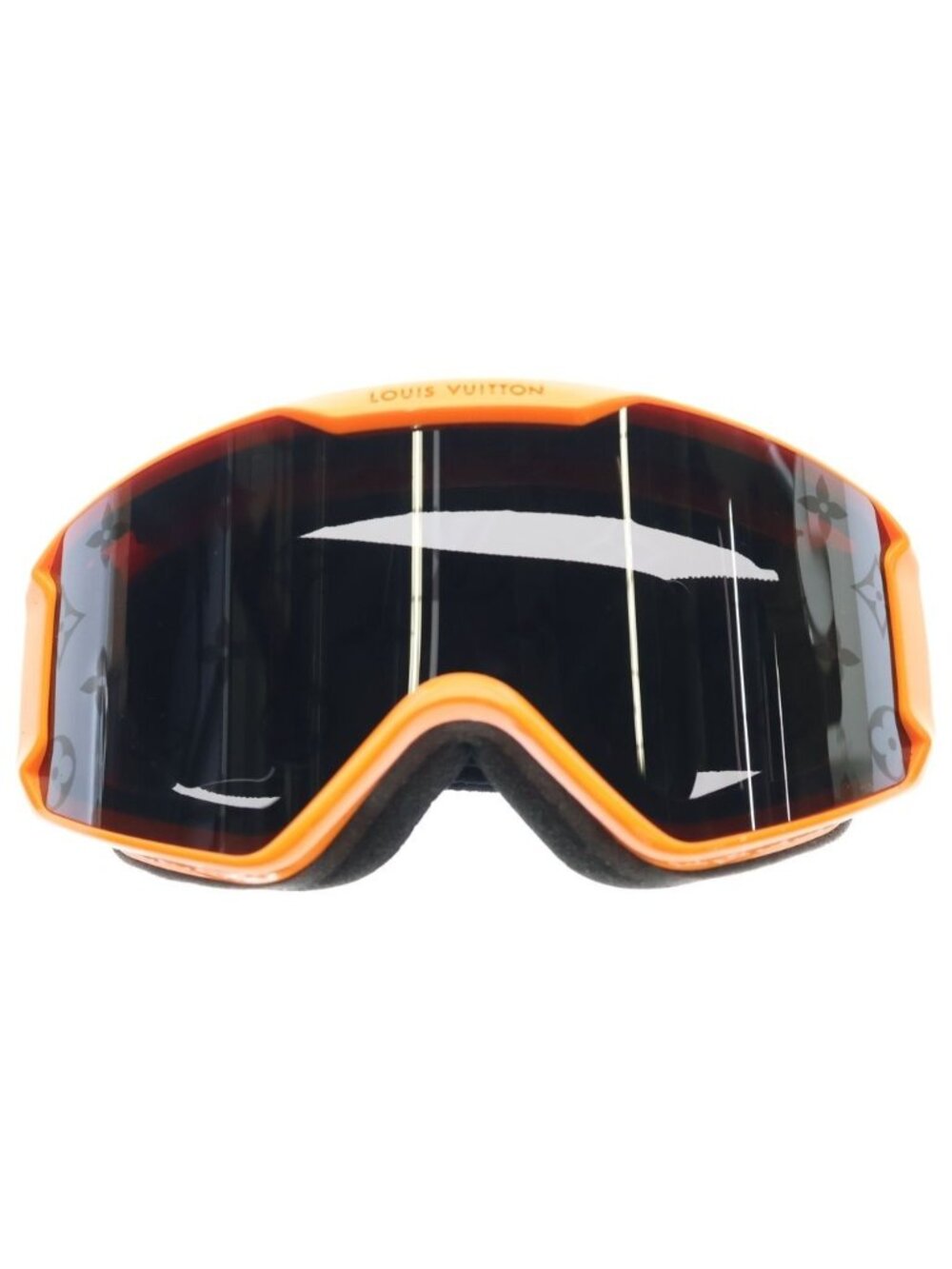 Louis Vuitton Monogram Snow Goggles Black Orange